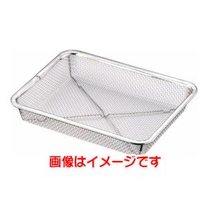 スリースノー 18-8 ステンレス ピシャット 角 深型 10枚取用 メッシュ6.5 新越ワークス ...