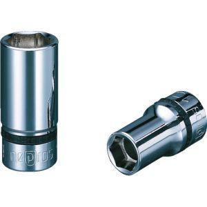 【メール便選択可】KTC NB3M-055 9.5sq. セミディープソケット 六角 5.5mm