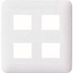 パナソニック WTF7004W コスモシリーズワイド21 コンセントプレート 4コ用 ホワイト Pa...