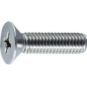 トラスコ 皿頭小ネジ ステンレス 全ネジ M5×15 55本入 1PK B06-0515