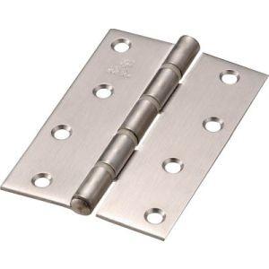 【メール便選択可】トラスコ ステンレス製厚口蝶番 ナイロンリング入 全長102mm 4個入 ST-8...
