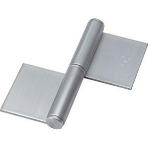 【メール便選択可】トラスコ ステンレス製特厚溶接旗蝶番 右用 全長102mm  2個入 ST-200...