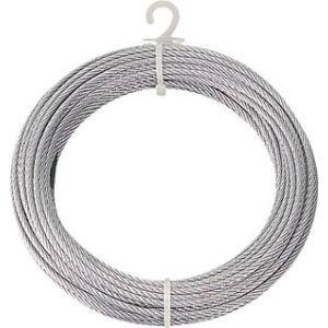 トラスコ CWM-6S20 メッキ付ワイヤーロープ Φ6mm×20m 1巻 TRUSCO