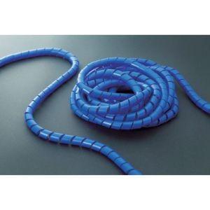 【メール便選択可】トラスコ スパイラルチューブ10m 結束径1.5〜10.0 青 TSP3B