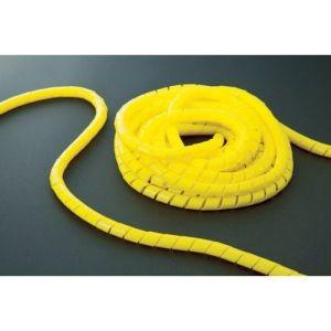 【メール便選択可】トラスコ スパイラルチューブ10m 結束径1.5〜10.0 黄 TSP3Y