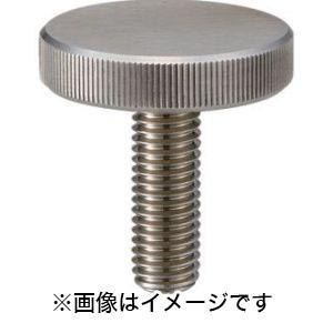 ローレットノブ 平型 オネジ ステンレス製 外径20×ネジM5 TKKBF-M5X20S