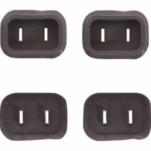 トラスコ PL2CAP-50P-BK プラグ安全カバー2P用 50P入 ブラック TRUSCO