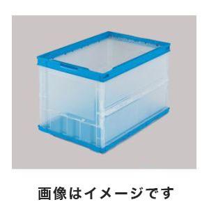 トラスコ TR-O50B TM 薄型折りたたみコンテナ 50L 透明 TRUSCO