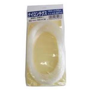 【メール便選択可】宮島化学工業 Y037 ナイロンテグス 16号 0.68mm×50m