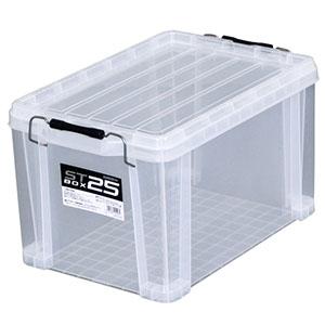 JEJアステージ ST-25CR ＃25 STボックス クリア 24L 295×443×259mm ...