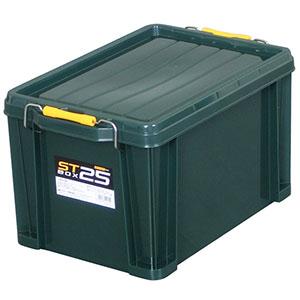 JEJアステージ ST-25DGL ＃25 STボックス ダークグリーン 24L 295×443×2...