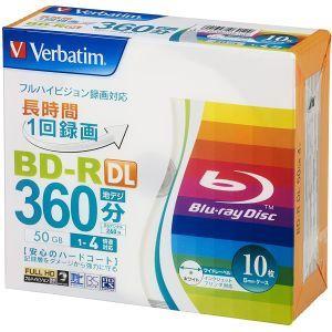 バーベイタム VBR260YP10V1 BD-R DL 50GB 10枚 4倍速 ブルーレイディスク Verbatim｜akibaoo