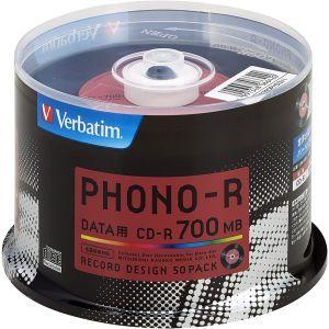SR80PH50V1 CD-R CDR 700MB 48倍速 50枚組