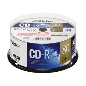 ビクター AR80FPX30SJ1 音楽用 CD-R 80分 30枚 カラーMIXプリンタブル｜akibaoo