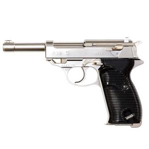 ワルサー P38 ac40.s シルバー ガスブローバックガン マルゼン