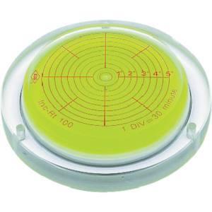 KOD INC-RT100 取付穴付角度計付丸台型アイベル水平器 アカツキ製作所