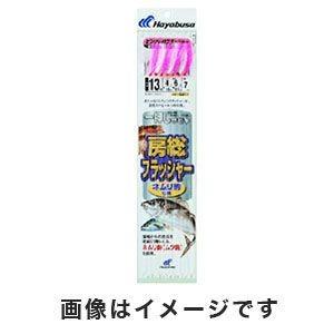 【メール便選択可】ハヤブサ 一押しサビキ 房総フラッシャー ネムリ鈎 15号 ハリス 6 SS217