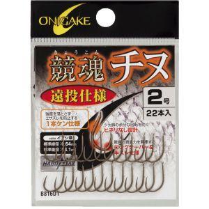 ハヤブサ B816D1-2 鬼掛競魂チヌ 遠投 イブシ茶の商品画像