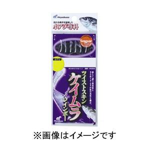 【メール便選択可】ハヤブサ 小アジ専科 ツイストケイムラレインボー 7号 ハリス 1.5 6本鈎 H...