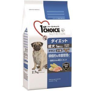 アースペット ファーストチョイス 成犬 ダイエット 小粒 チキン 2.7kg 犬 ドックフード ドライ