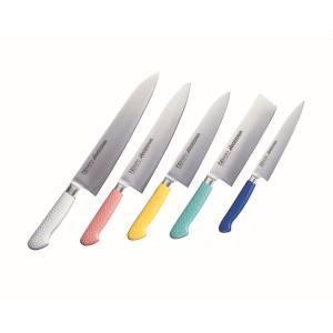 ハセガワ 抗菌カラー庖丁 牛刀 21cm レッド MGK-210 長谷川化学工業