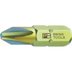 【メール便選択可】PB C6-190-3 1/4プラスビット 刃先（（+））3 全長25mm