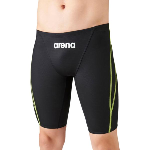 【送料２９０円】アリーナ メンズ 競泳用水着 ハーフスパッツ arena ARN1022M BKYL