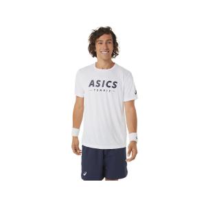 アシックス ドライプリント半袖シャツ asics 2041A259 100の商品画像