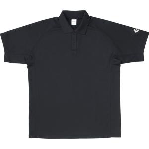 コンバース チームウェア ポロシャツ 移動着 ワンポイント 刺繍 ブラック CONVERSE CB291402 1900の商品画像