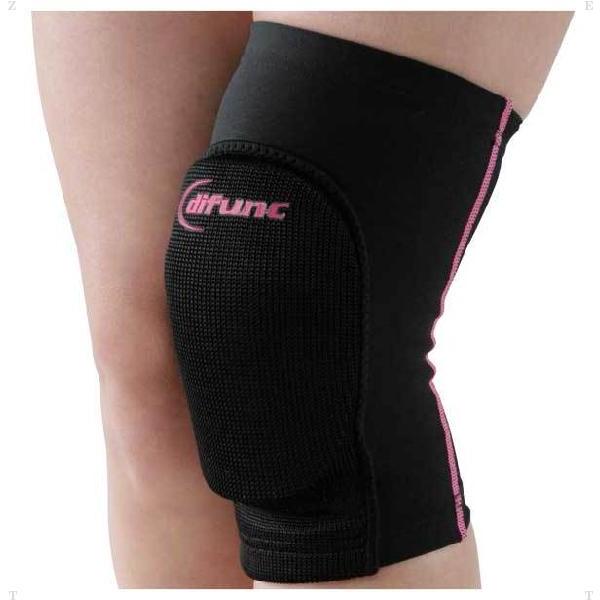 【送料無料】Ｄ＆Ｍ トリコットニーパッド ブラック×ピンク DM D808 99