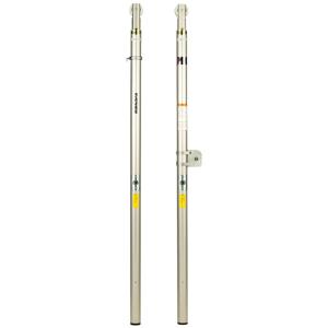 エバニュー EKD751 3 バレー支柱 アルミ ７ 授業向け 埋込２５ｃｍ EVERNEW