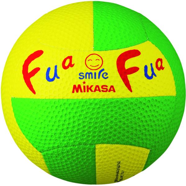 【送料無料】ミカサ ふあふあドッジ２号縫い（黄／緑） MIKASA FFD2YG