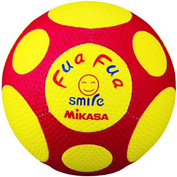 【送料無料】ミカサ ふあふあサッカー４号（黄／赤） MIKASA FFF4YR