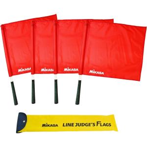 ミカサ ラインズマンフラッグ バレーボール・ドッジボール用 レッド MIKASA MLF4｜あきちゃん堂