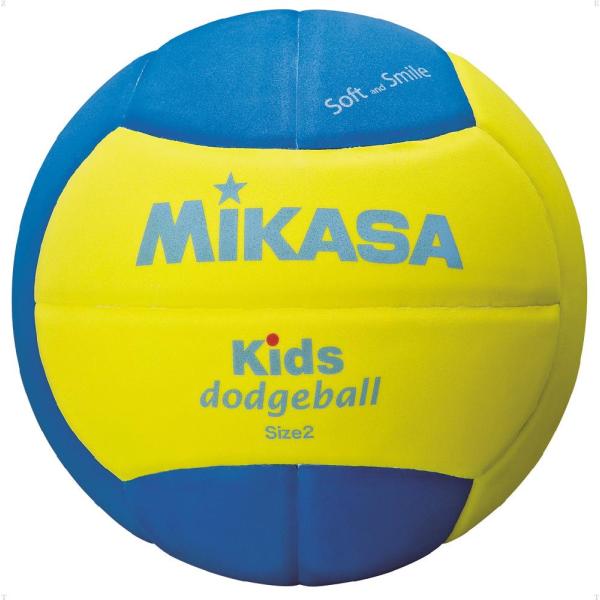 【送料無料】ミカサ キッズドッジボール2号　イエローブルー イエローブルー MIKASA SD20Y...