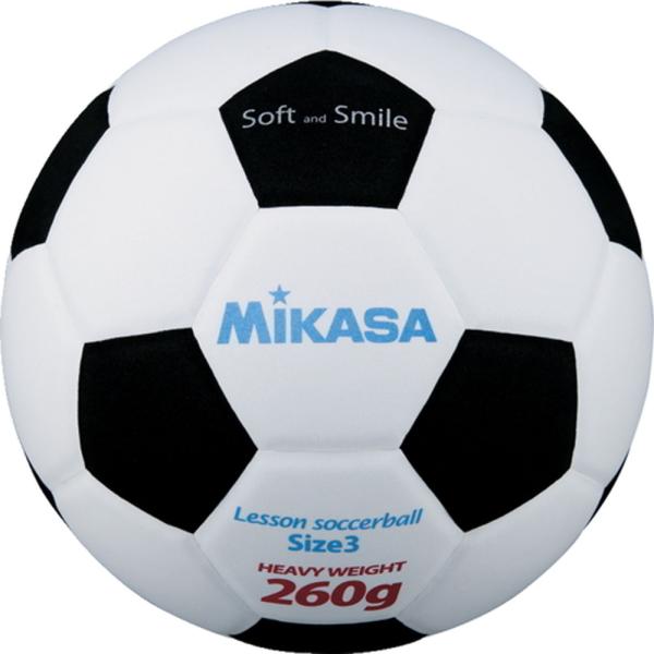 【送料無料】ミカサ スマイルサッカー３号球 ＷＢＫ MIKASA SF326WBK