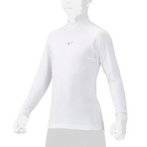 MIZUNO（ミズノ） ハイネック／長袖(野球)［ジュニア］ ホワイト