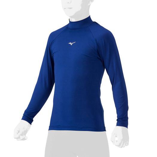 【送料無料】ミズノ ハイネック／長袖(野球)［ジュニア］ パステルネイビー Mizuno 12JAA...