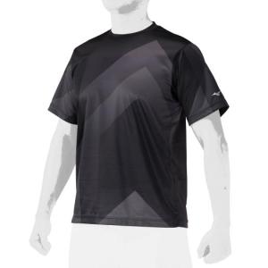 ミズノ KIDOグラフィックTシャツ （ユニセックス） ブラック Mizuno 12JAAT1009の商品画像