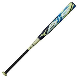 ミズノ ソフトボール用ミズノプロ AX4(FRP製／85cm／平均740g)(3号／ゴムボール用) ネイビー×ライム Mizuno 1CJFS326851440