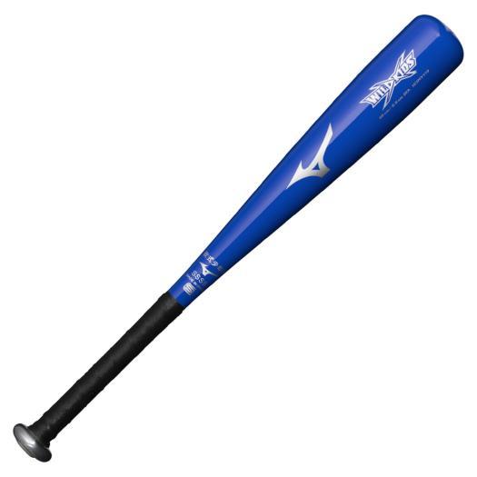 ミズノ 少年軟式用ワイルドキッズ(金属製／60cm／平均420g) ブルー Mizuno 1CJMY...