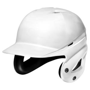 ミズノ ソフトボール用ヘルメット (両耳付打者用) ホワイト Mizuno 1DJHS11101の商品画像