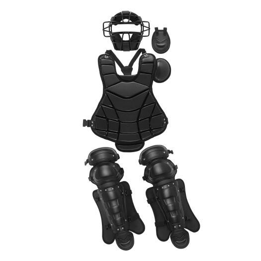 ミズノ 硬式用捕手防具4点セット（高校野球ルール対応モデル） ブラック Mizuno 1DJPC11...