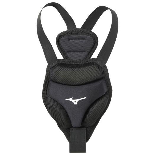 【送料無料】ミズノ 胸部保護パッド Sサイズ／右、左投げ兼用(身長155cm未満用) ブラック Mi...