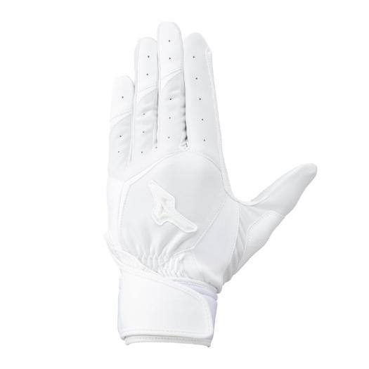 【送料無料】ミズノ グローバルエリート ZeroSpace両手用 高校野球ルール対応モデル ホワイト...