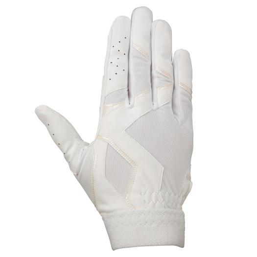 【送料無料】ミズノ 守備手袋右手用 ［ジュニア］高校野球ルール対応モデル ホワイト×ホワイト（掌部カ...