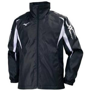 MIZUNO ミズノ ウィンドブレーカーシャツ ホワイト×ブラック Mizuno