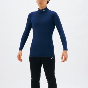 ミズノ ハイネック長袖 メンズ ドレスネイビー 送料２９０円