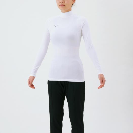 ミズノ バイオギアシャツ(ハイネック長袖)［ウィメンズ］ ホワイト Mizuno 32MA13500...