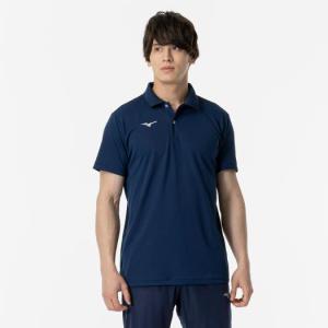 ミズノ ゲームシャツ (ポロシャツ) （ユニセックス） ドレスネイビー Mizuno 32MA967014の商品画像